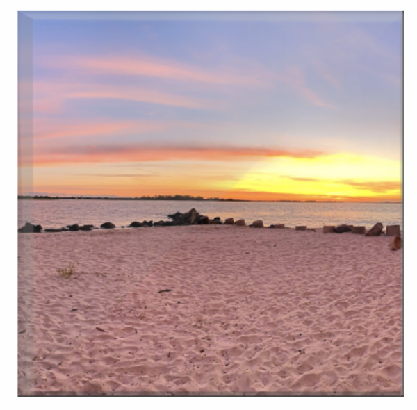Pink Sand Sunrise by Jodi Stout Photographer