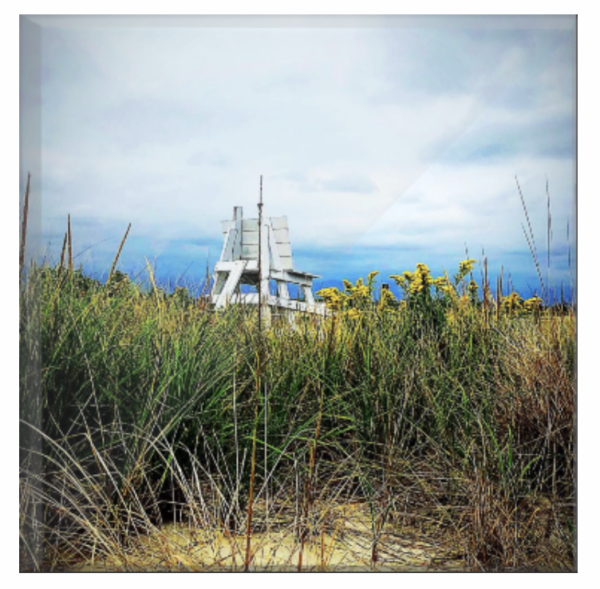 Lifeguard Stand in the Storm by Jodi Stout Photographer